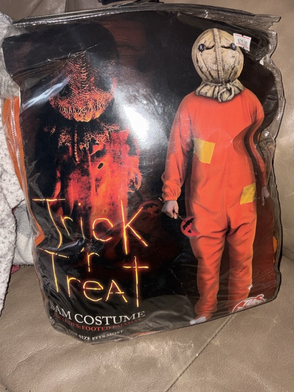 Sam Horror Jumpsuit Costume - Orange